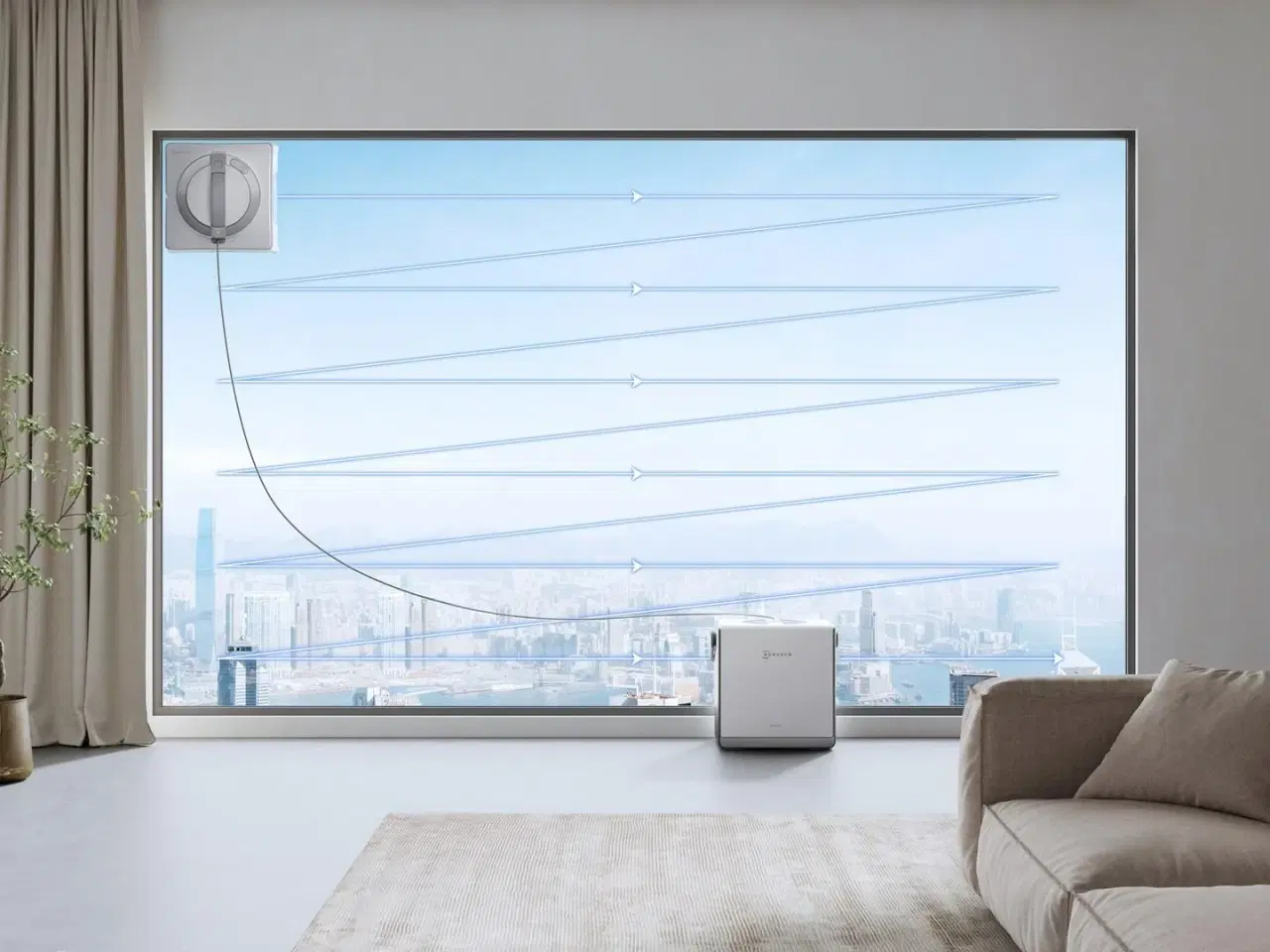 Billede 2 - ECOVACS WINBOT W2 PRO OMNI – vinduesrobot, 4.500 mAh