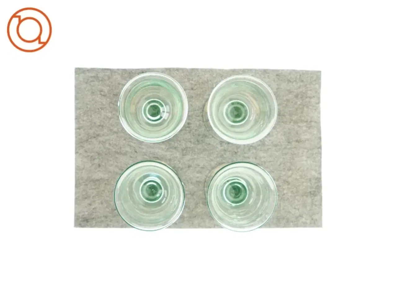 Billede 2 - Glaslysestager/vaser/skjuler (4 styks)