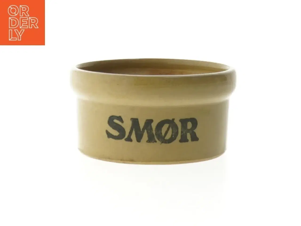 Billede 1 - Smørkrukke i keramik (str. Ø. 13 cm)