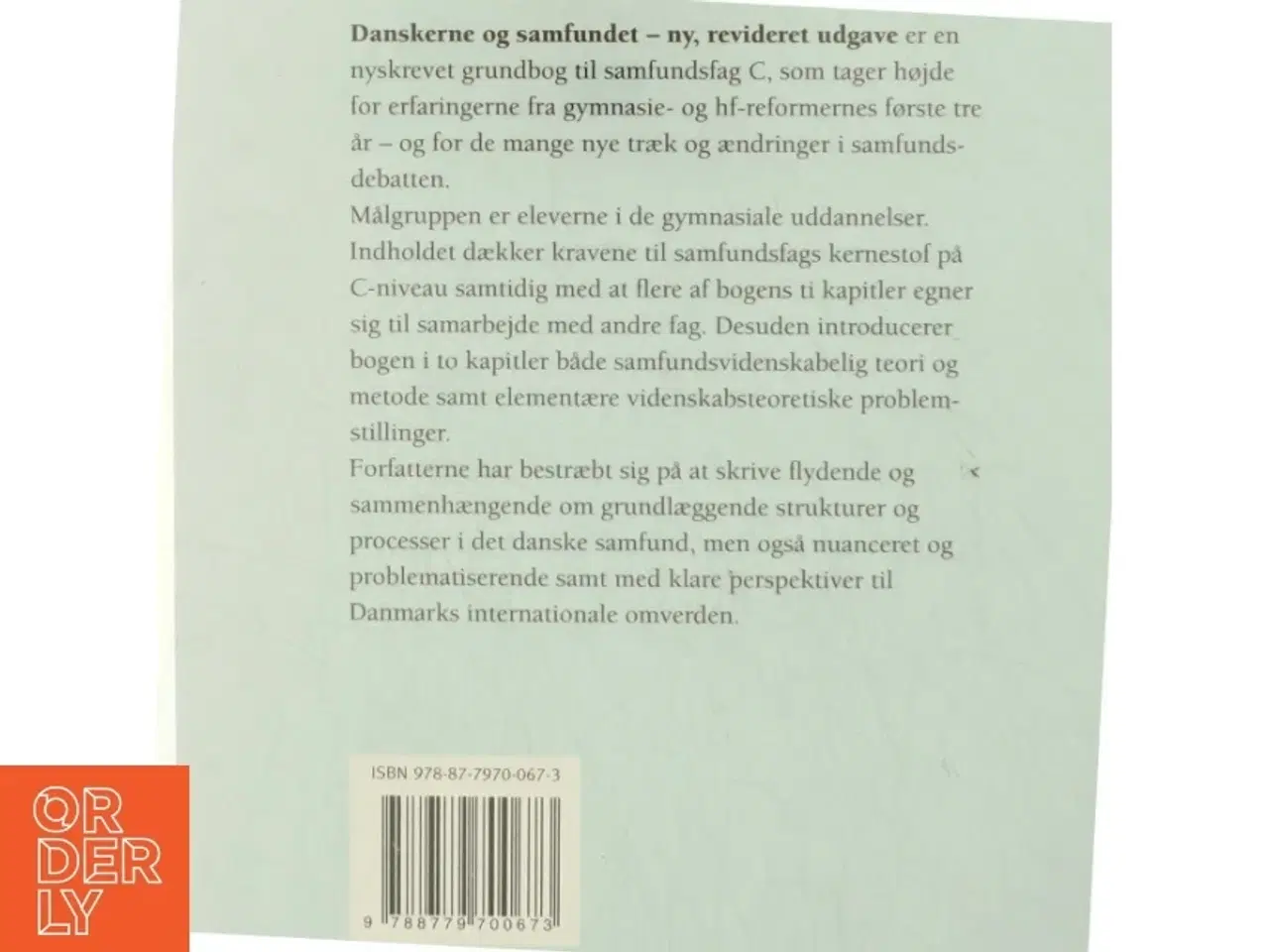 Billede 3 - Danskerne og samfundet : grundbog til samfundsfag C (Bog)