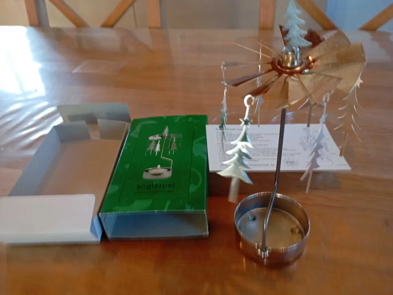 Billede 2 - Englespil fyrfadsstage