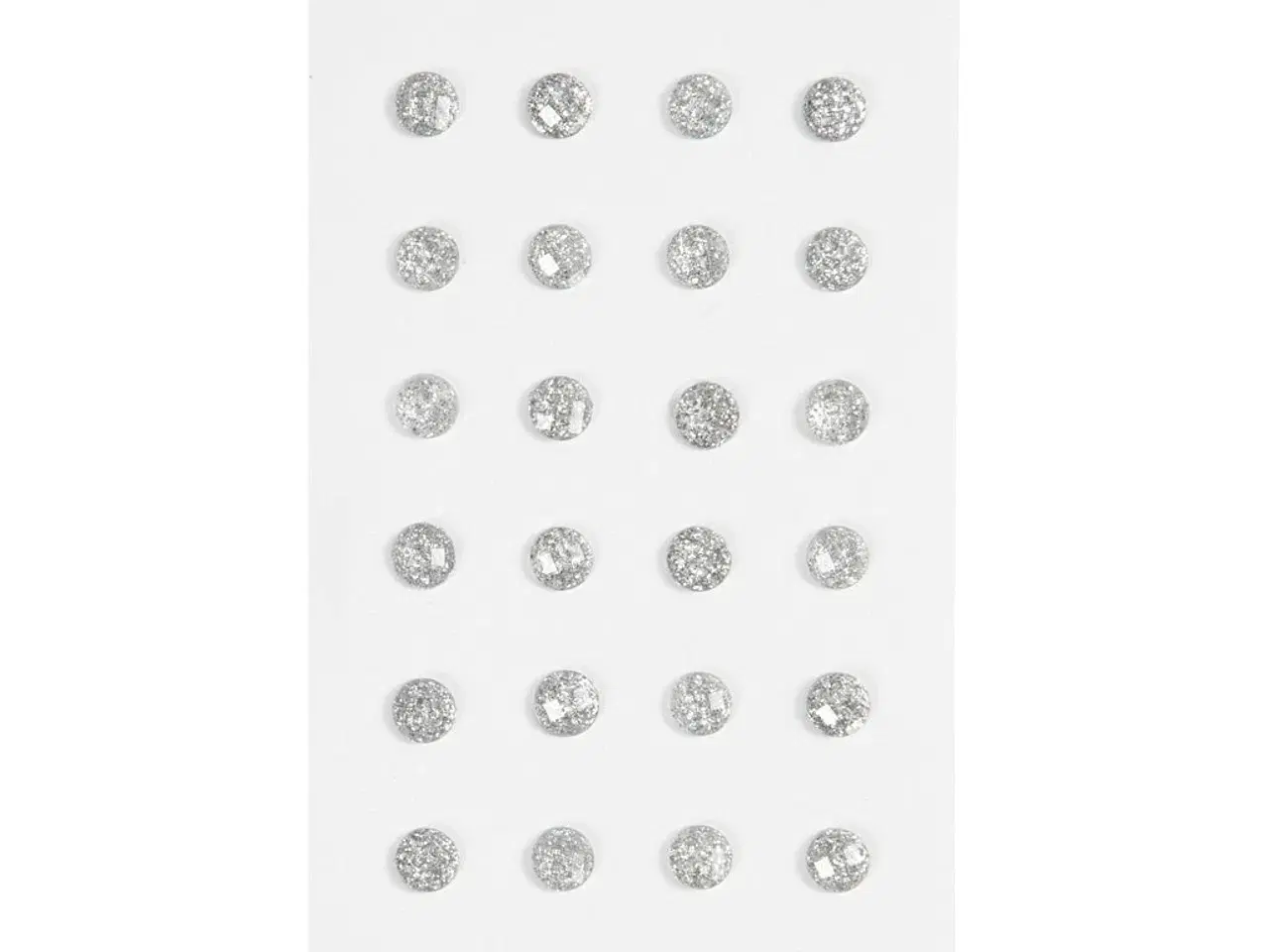 Billede 1 - Rhinsten, diam. 8 mm, sølv, 32stk./ 1 pk.