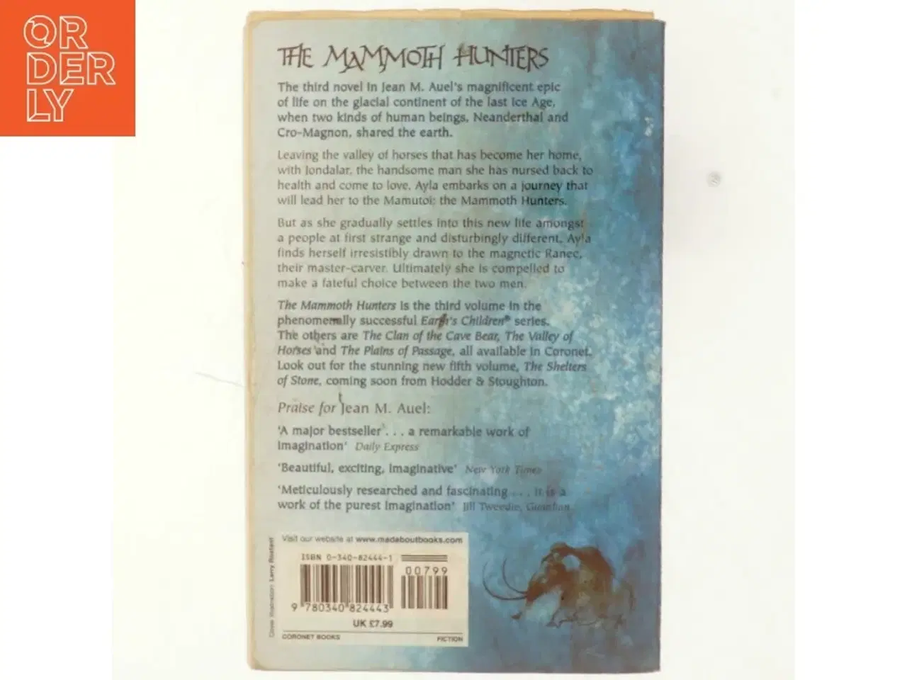 Billede 3 - The mammoth hunters af Jean M. Auel (Bog)
