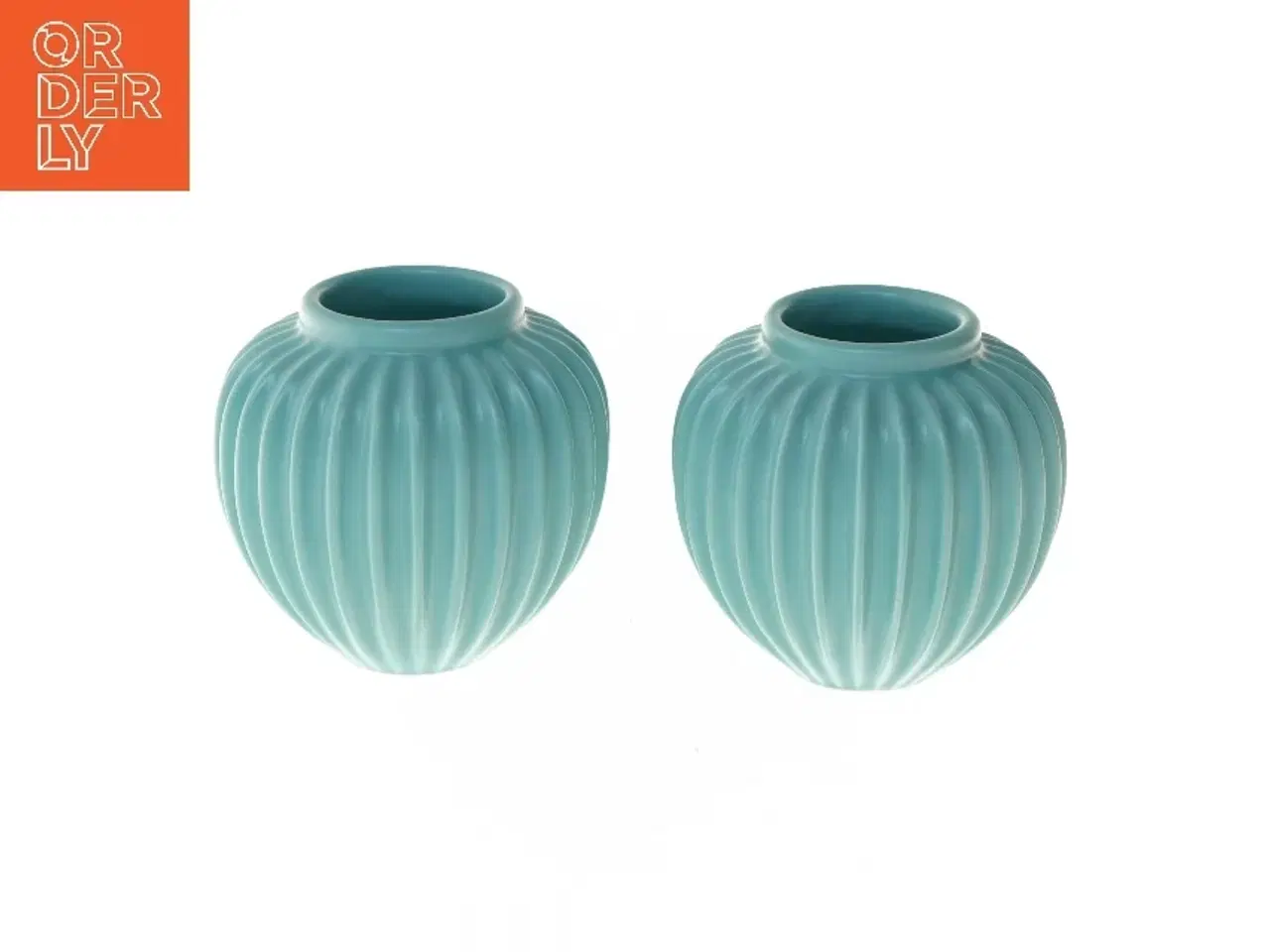 Billede 1 - Lyseblå vaser sæt fra Lucie Kaas (str. 10 cm)