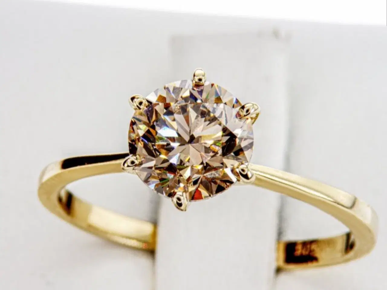 Billede 2 - Naturlig Diamantring 1.71ct