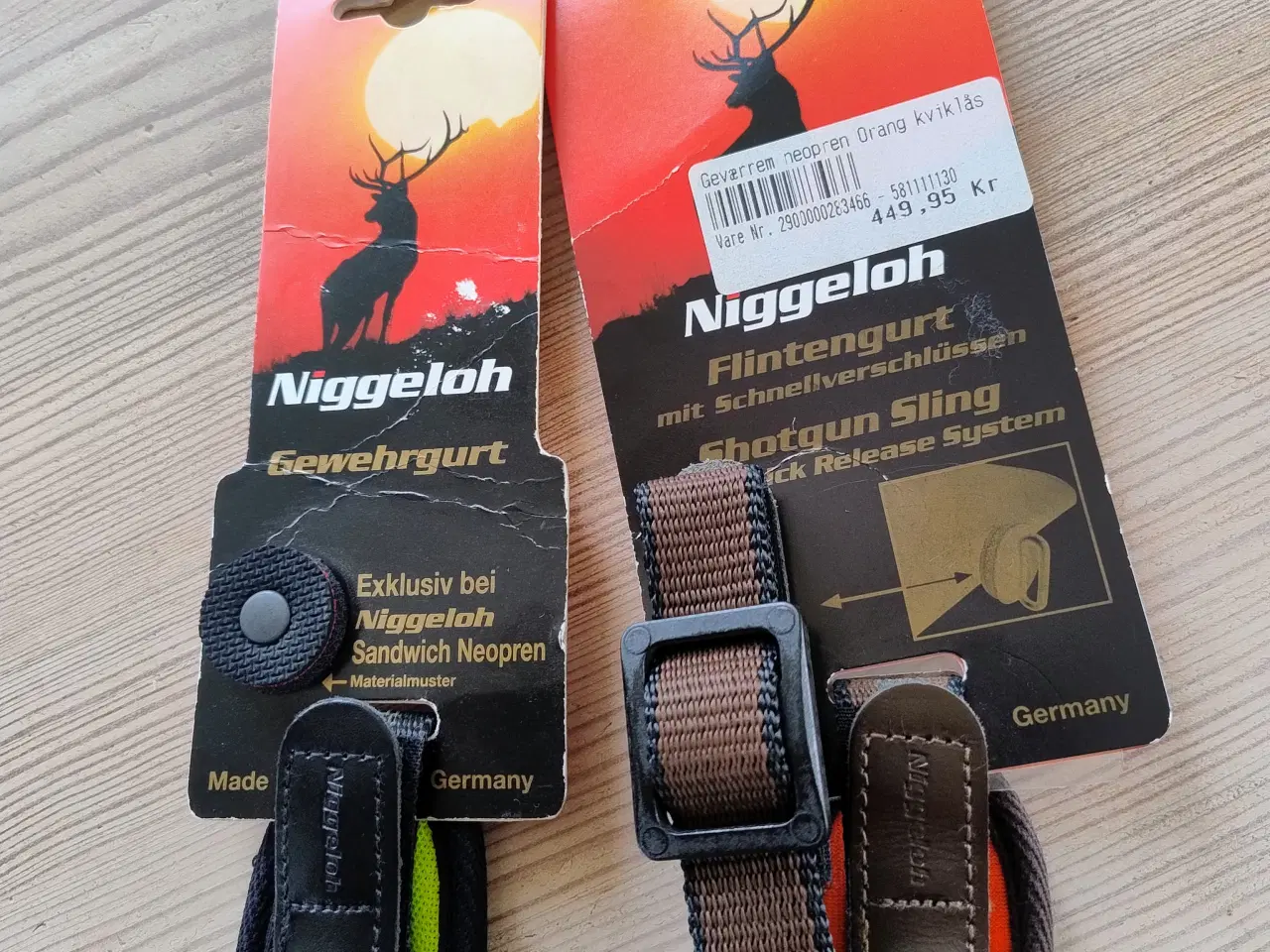 Billede 4 - Niggeloh neopren remme 2 stk .