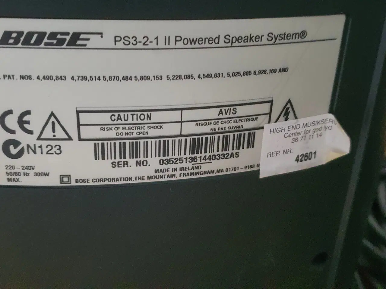 Billede 2 - Bose PS 3-2-1 II - Lydanlæg i topklasse
