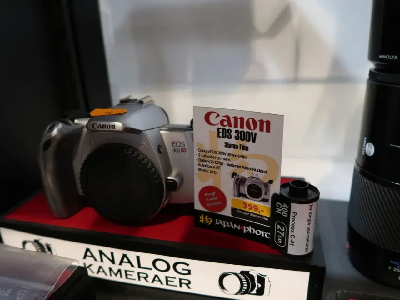 Billede 1 - Analog kamera CANON E0S 300V, Objektiv AF LENS 70-210