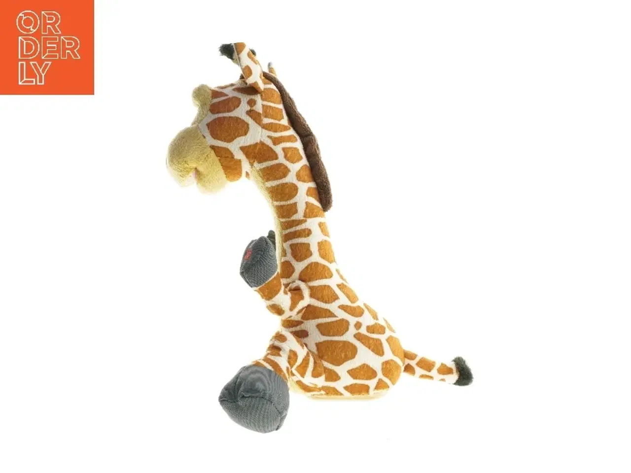 Billede 2 - Plys giraff legetøj med lyd fra KidzzFarm Friends (str. 33 cm)