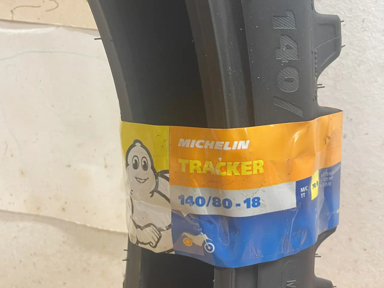 Billede 2 - MC dæk Michelin Tracker 140/80-18