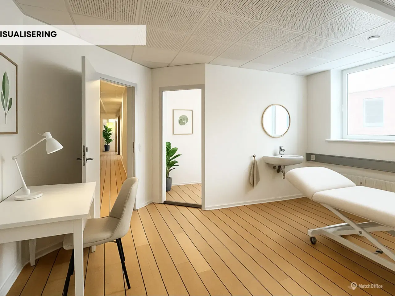 Billede 1 - Billigt kontor-/klinklokale på 47.6 m² i Hjørring C