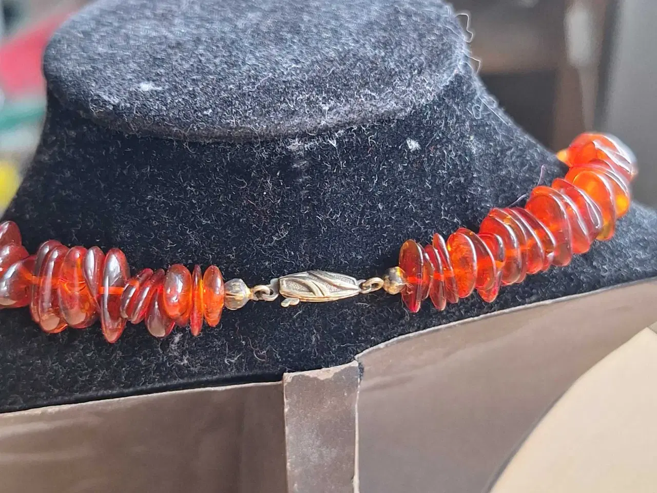 Billede 3 - Poleret ravhalskæde