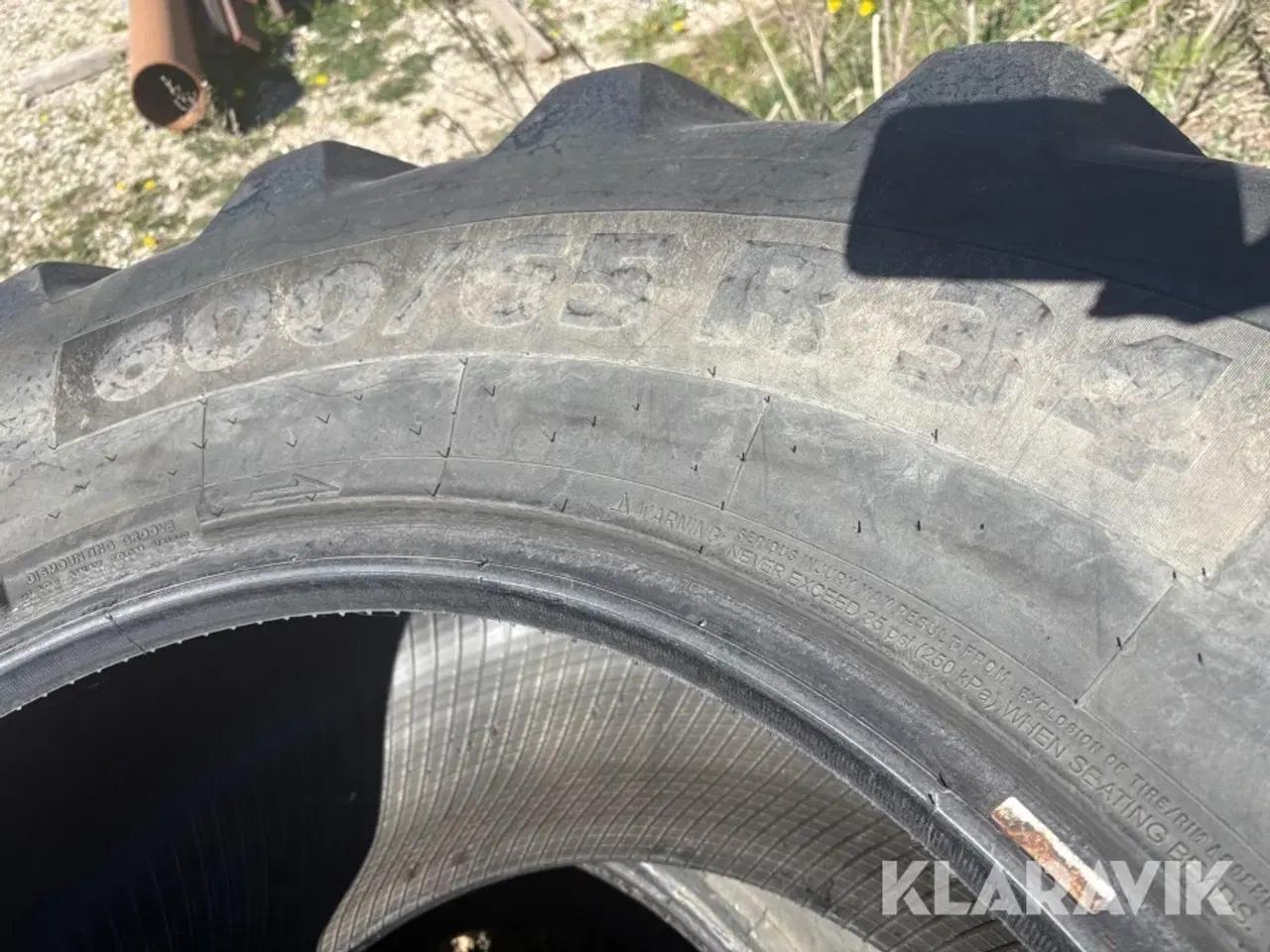 Billede 3 - Landbrugs dæk Michelin MultiBib 2 forhjul og 2 baghjul