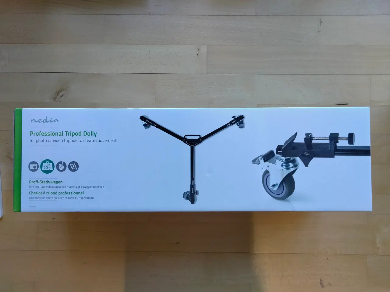 Billede 1 - Nedis Tripod dolly til kamerastativ (20kg)