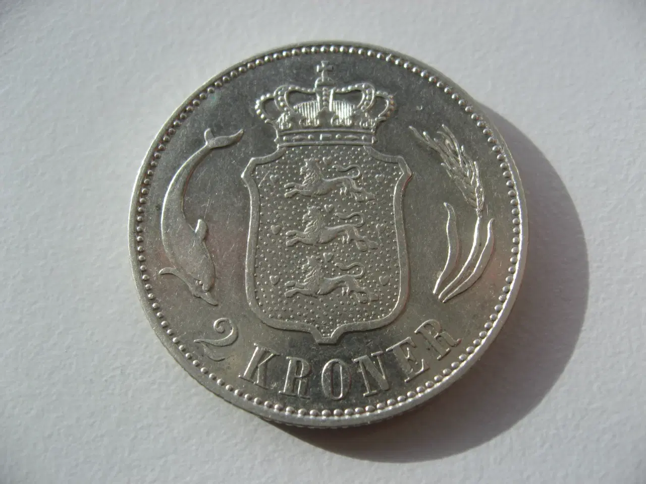 Billede 4 - Særdeles flot sølv 2 kr 1897, den bedste i serien