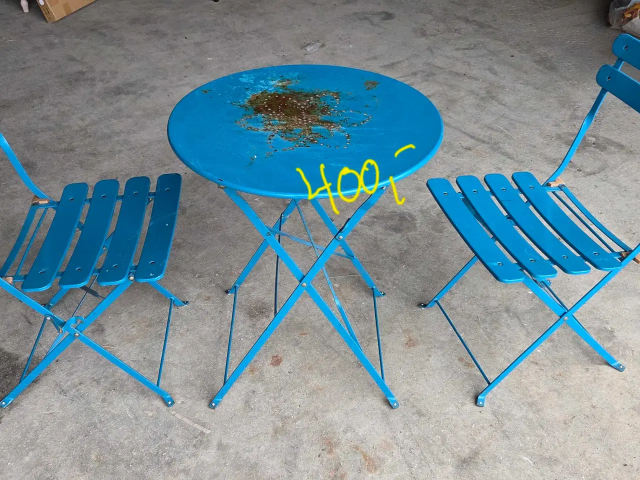 Billede 1 - Café bord i metal 