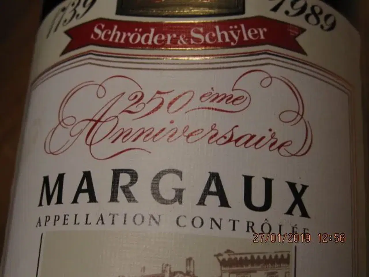 Billede 4 - Margaux " 250 års Jubilæumsvin 1989 ,samler Vin