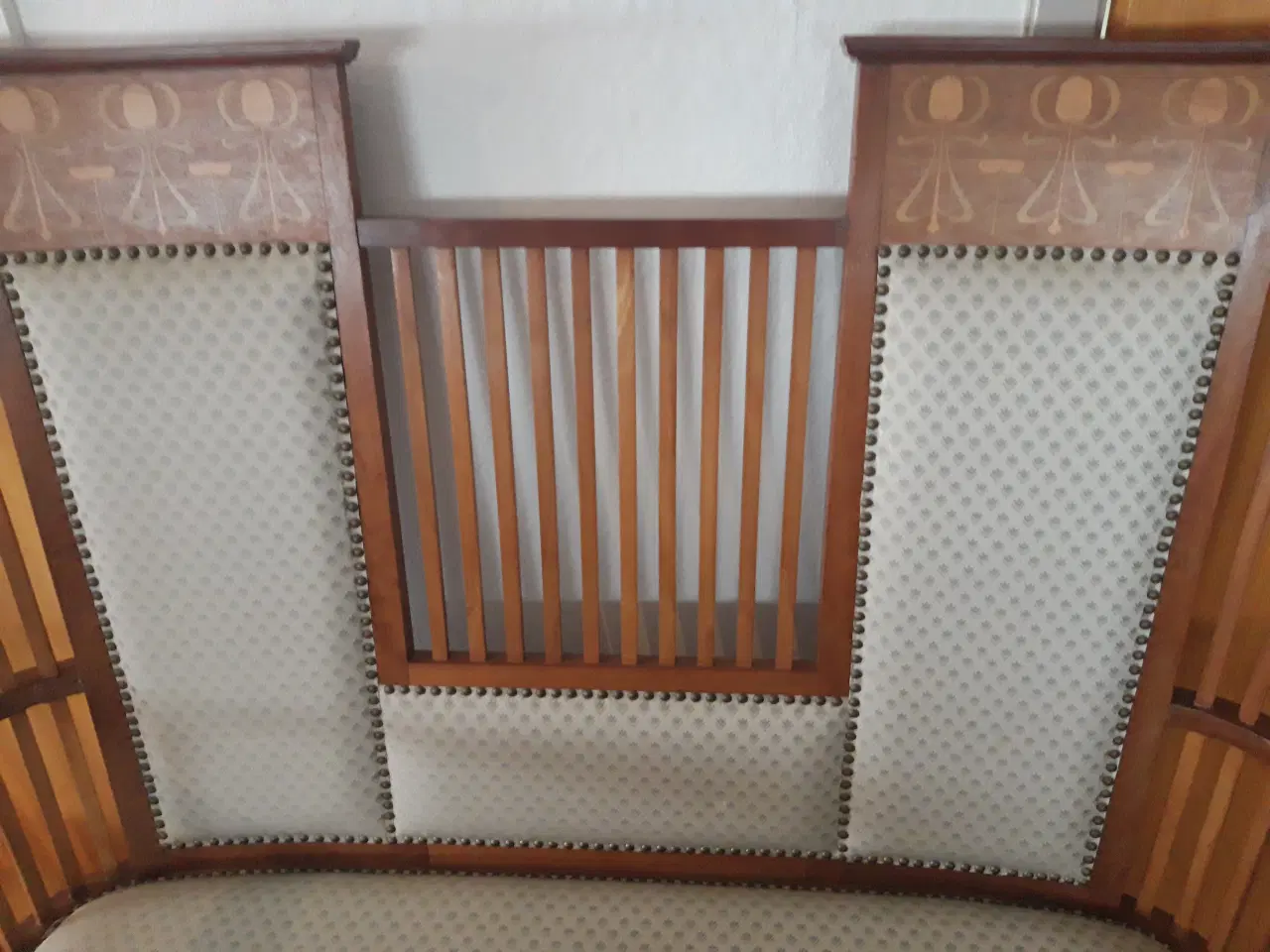 Billede 9 - Antik bænk og stol i massiv Rosentræ sælges