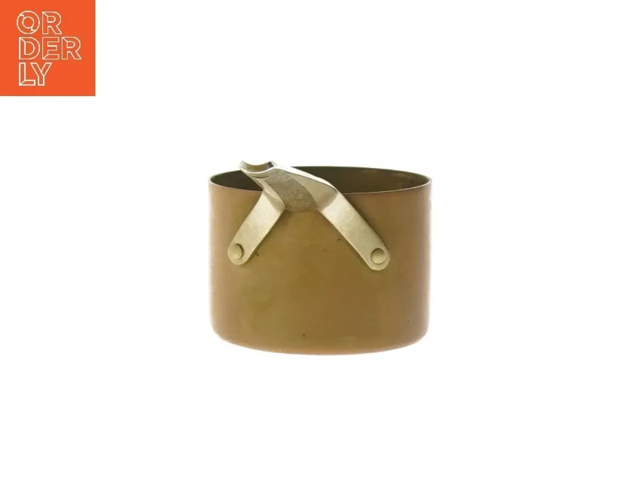 Billede 3 - Kobberkasserolle med håndtag fra Georg Jensen (str. Ø 9x6,5 cm)