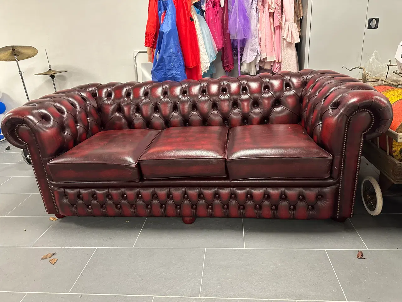 Billede 3 - 3-Pers chesterfield sofa