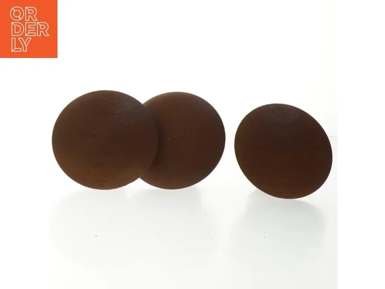 Billede 2 - Træ knager i egetræ (str. Ø. 10 cm. længde, 11 cm)