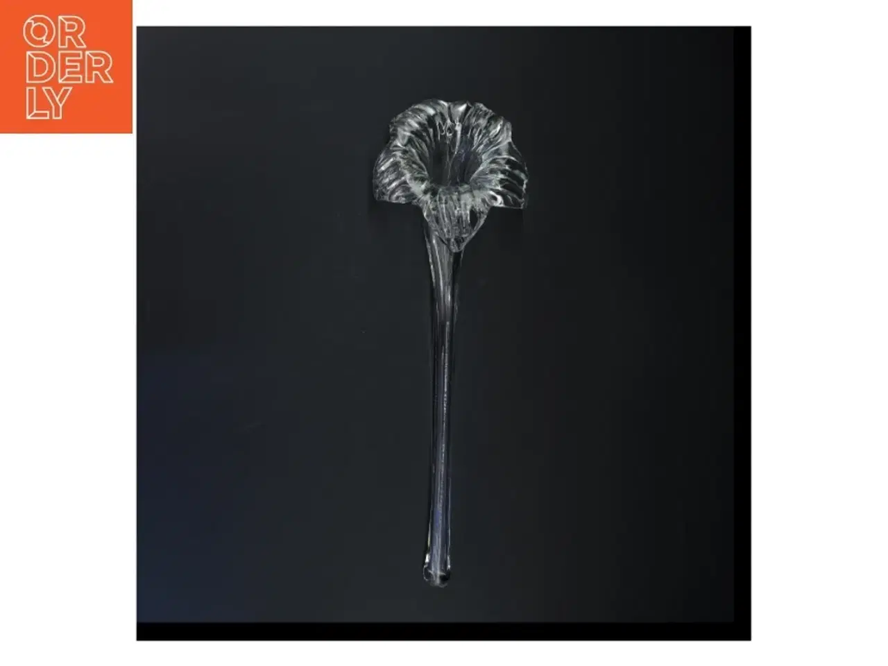 Billede 1 - Glasblomst dekoration / vase (str. 35 cm)