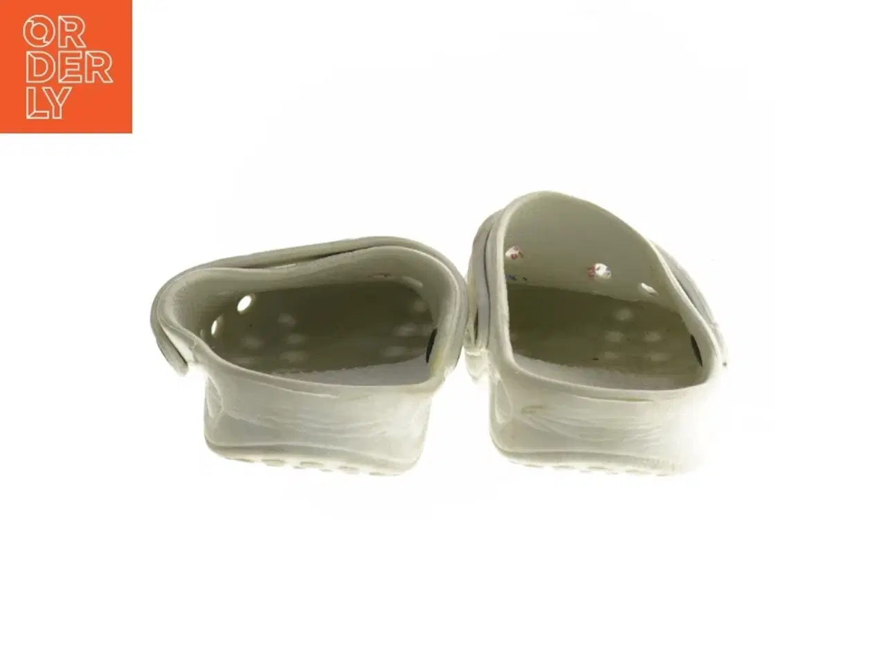 Billede 2 - Blomstrede træsko i størrelse 34 (str. 34 )