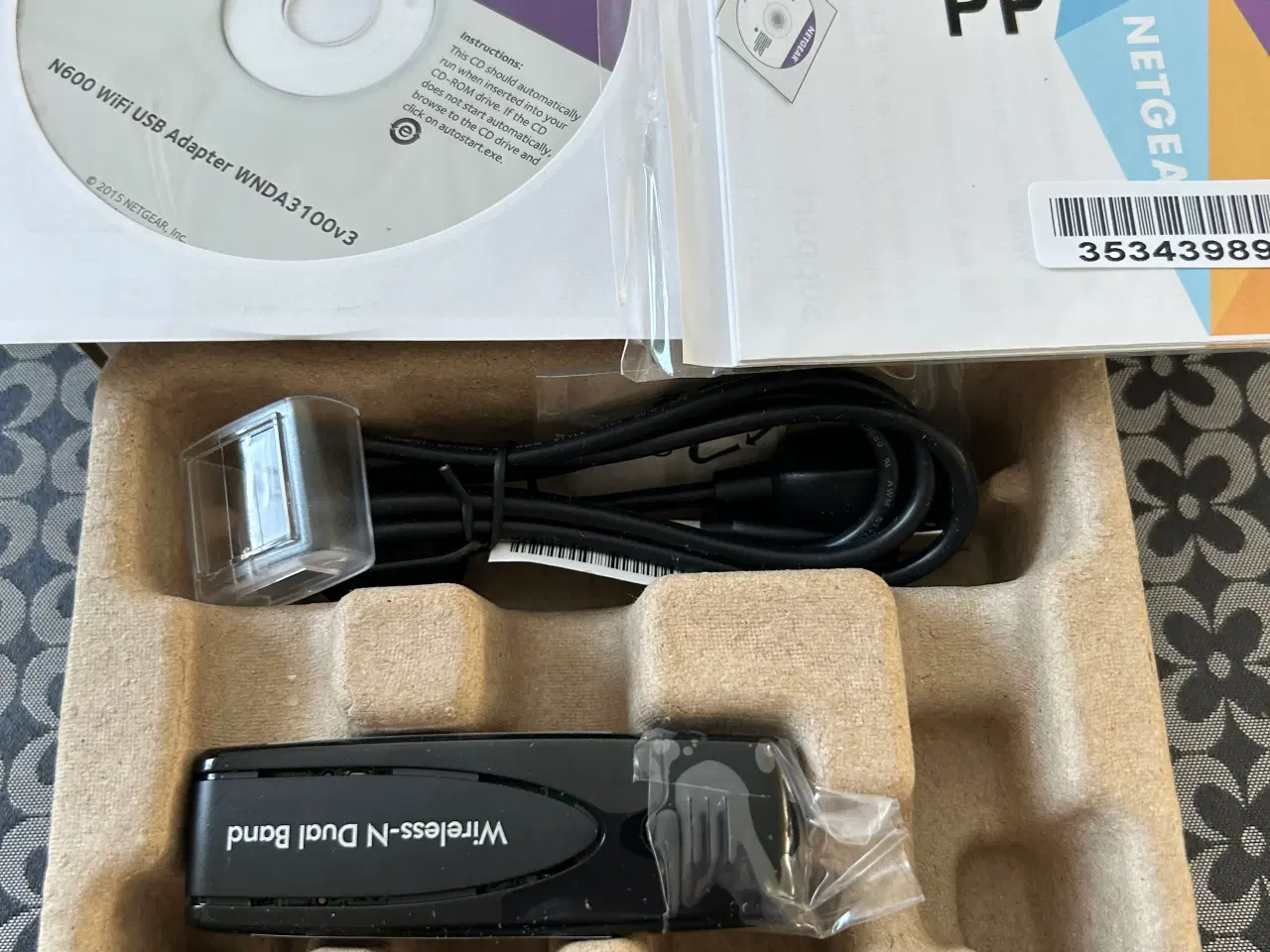 Billede 2 - Netgear N600 WiFi USB-adapter dual band