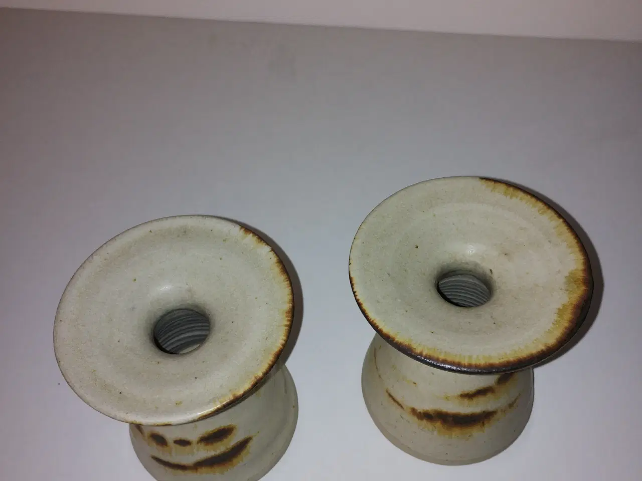 Billede 3 - Flotte keramik lysestager