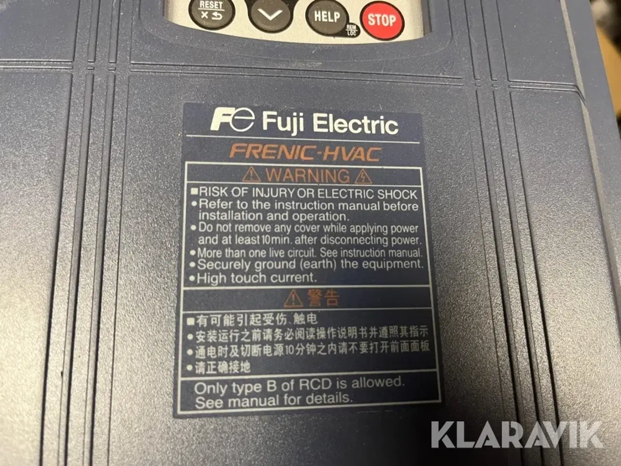 Billede 2 - Inverter Fuji Electric FRN30AR1M-4E