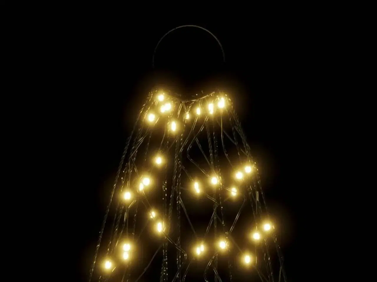 Billede 4 - Juletræ til flagstang 3000 LED'er 800 cm varmt hvidt lys