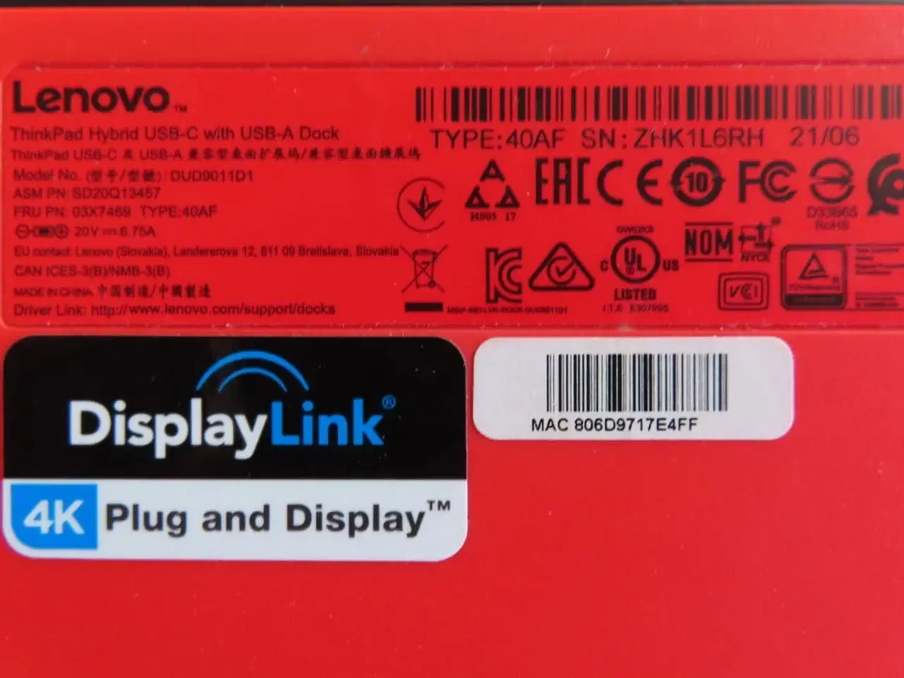 Billede 2 - Dockingstation LENOVO  THINKPAD