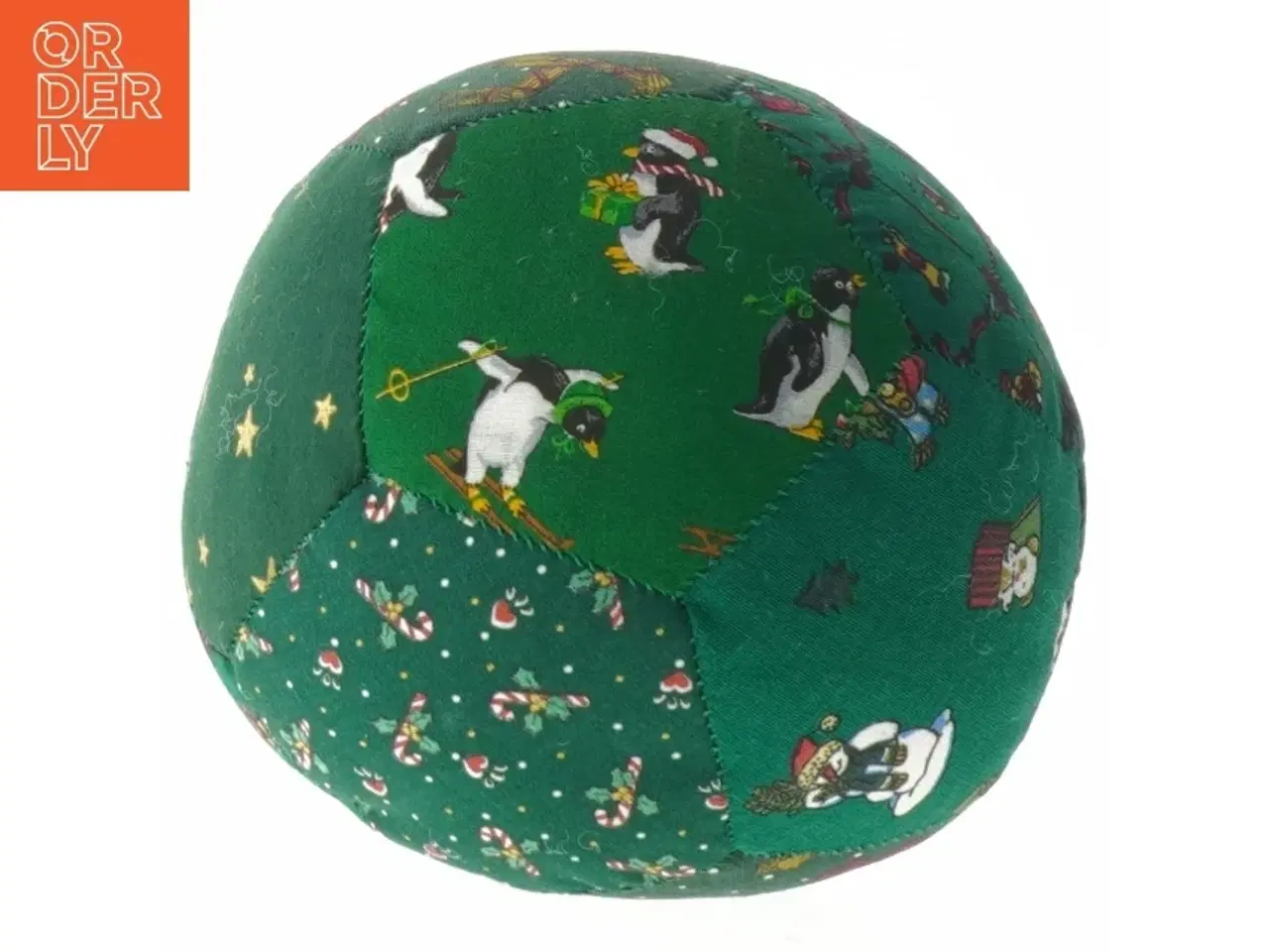 Billede 1 - Juledekoreret bold (str. Ø 16,5 cm)