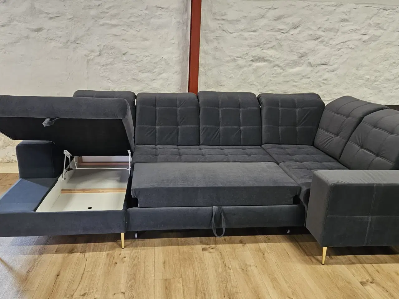 Billede 3 - Stue Sofa AMBER med Sovefunktion/Sengeboks