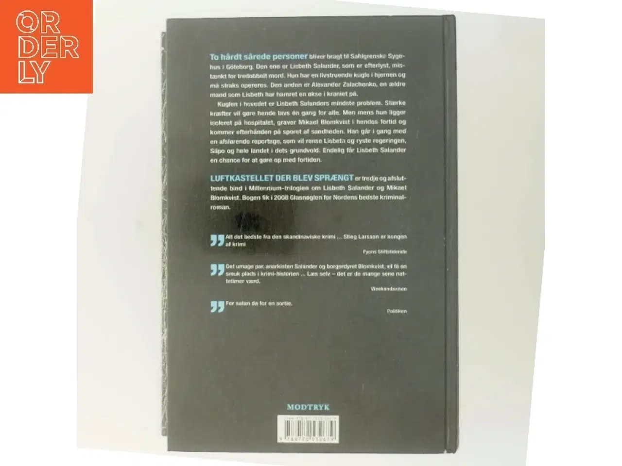 Billede 3 - Luftkastellet Der Blev SprÃ¦ngt (in Danish) af Stieg Larsson (Bog)