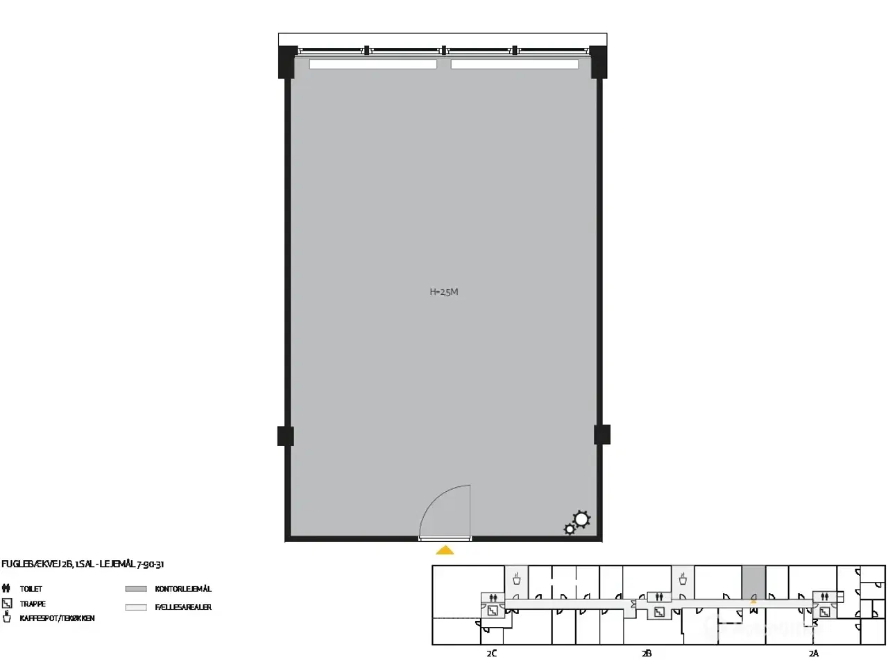 Billede 10 - Møbleret kontor til 2  på Fuglebækvej  - Nyd dit nye kontors adgang til parkering og særlige fordele. Mulighed for arkiv på 11 m2
