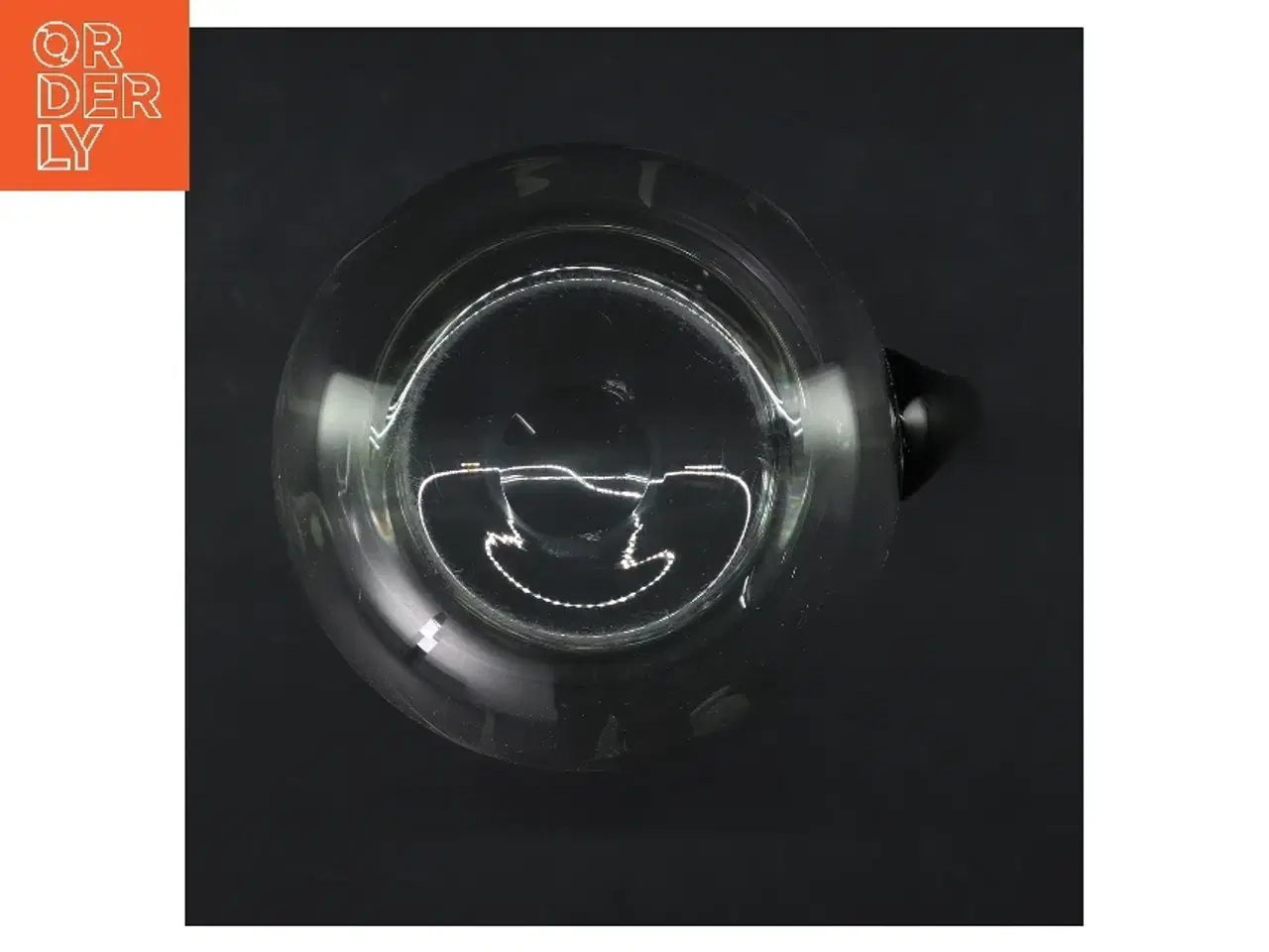 Billede 2 - Glaskande med blomstermotiv (str. 17 cm)