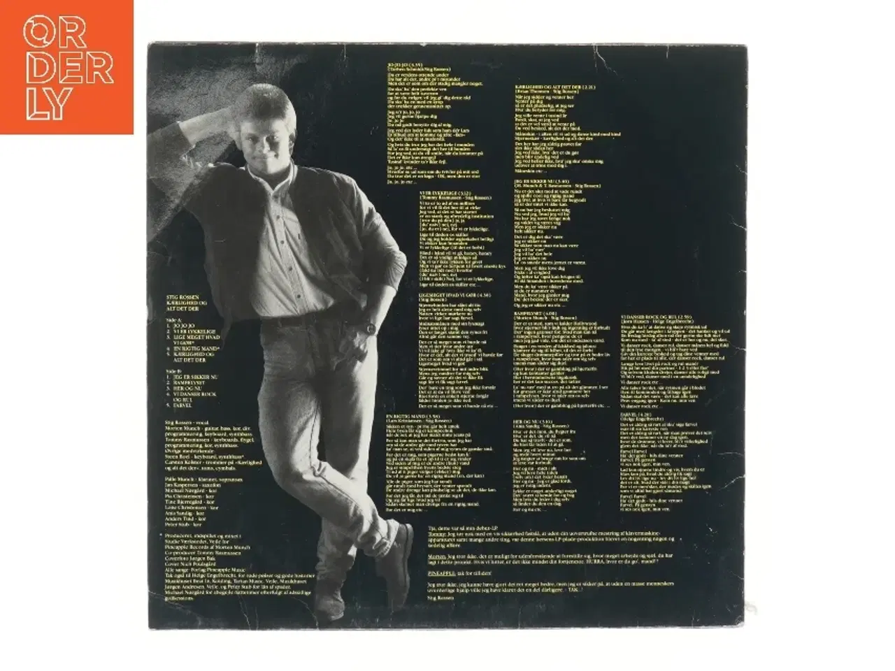 Billede 2 - Stig Rossen - Kærlighed og Alt Det Der! vinylplade