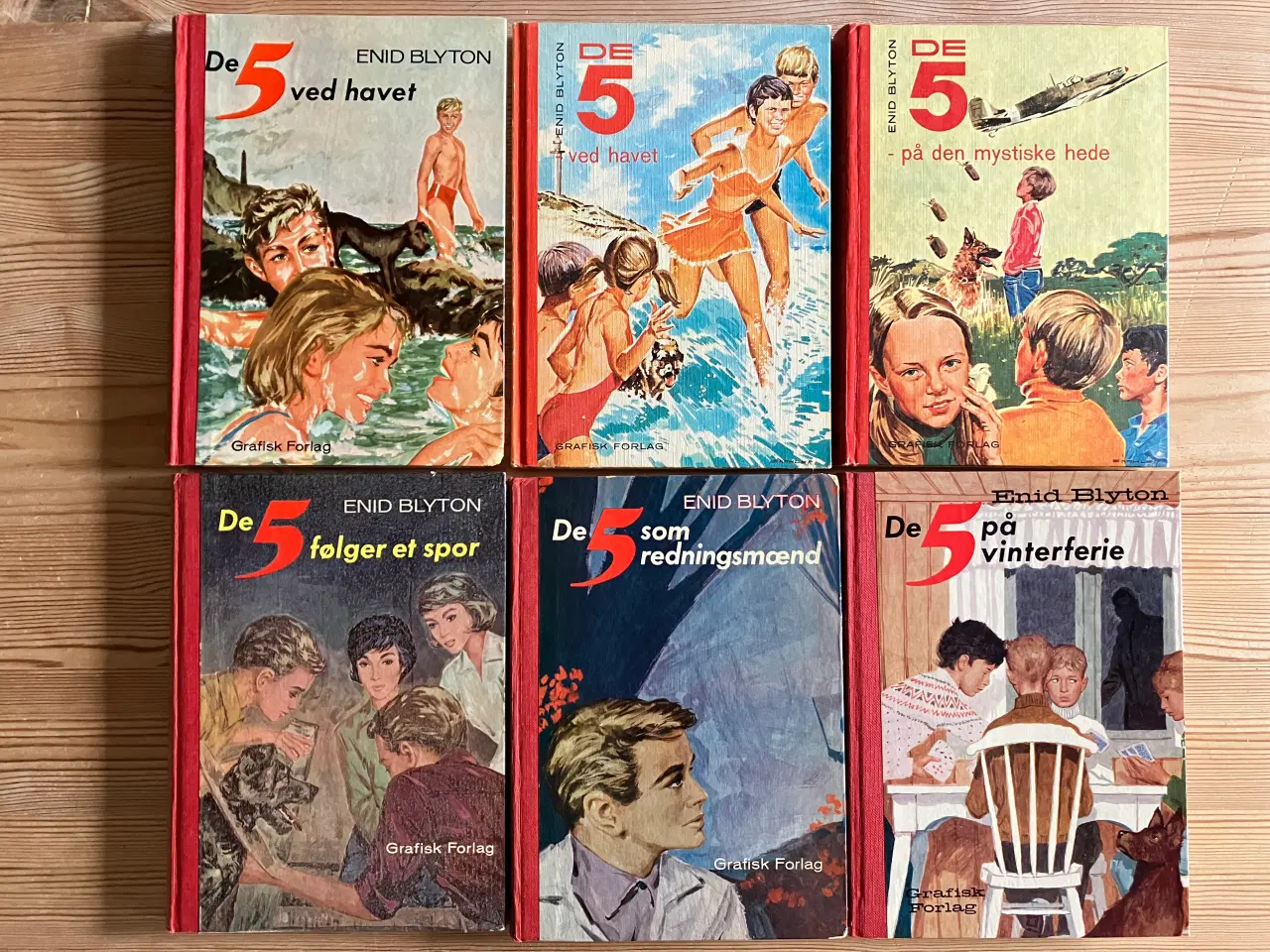 Billede 5 - NEDSAT: 28 gamle bøger af Enid Blyton, Grafisk