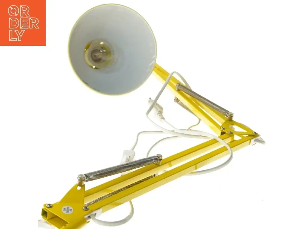 Billede 2 - Gul arkitektlampe fra IKEA (str. 83 cm)