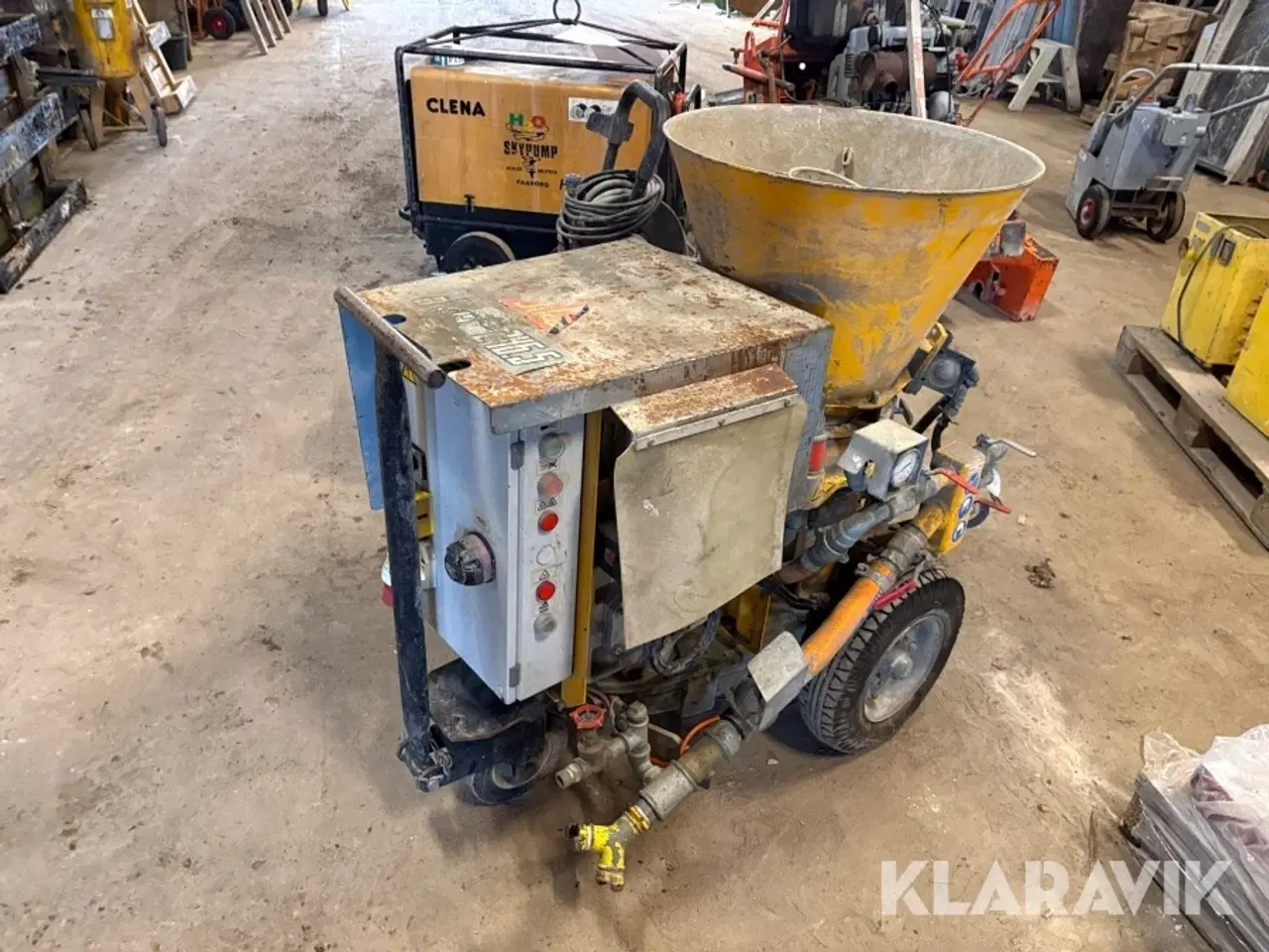 Billede 1 - Beton sprøjte Aliva SIKA 246.5 med slange