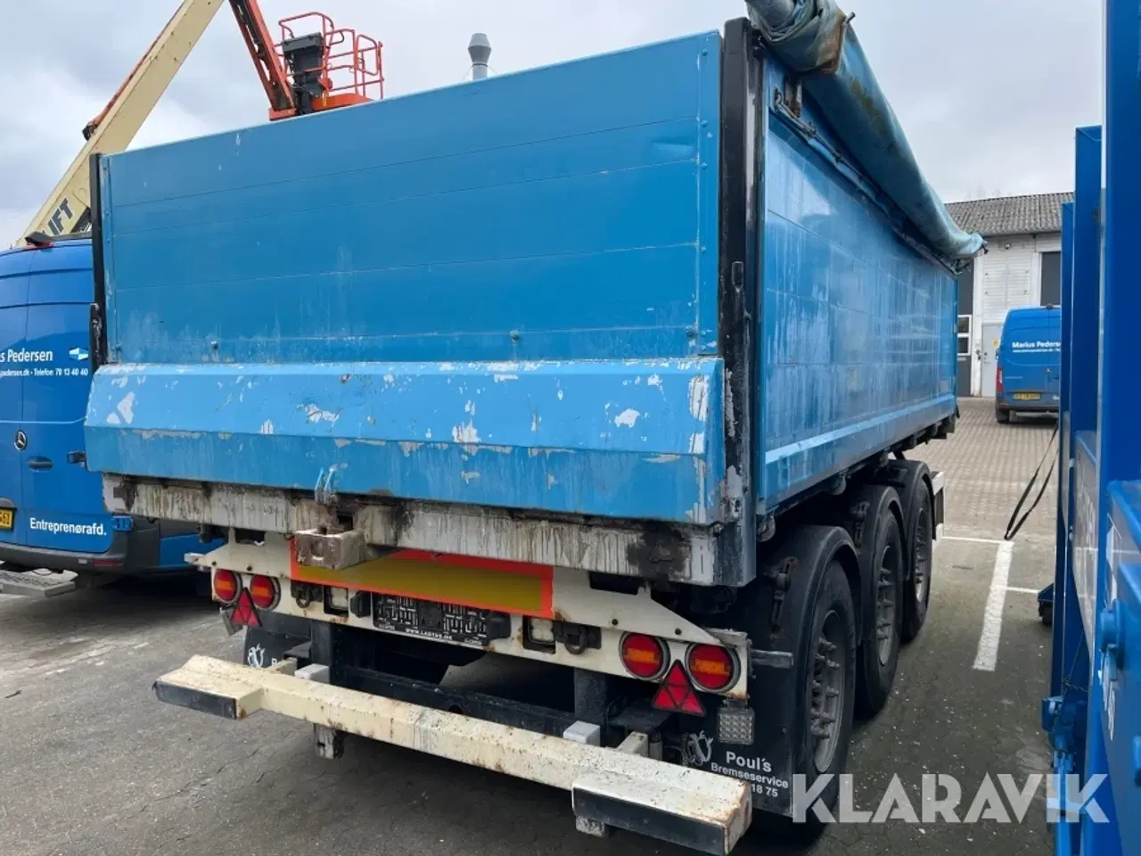 Billede 3 - 3 akslet tipkærre Kel-Berg T790K 4550