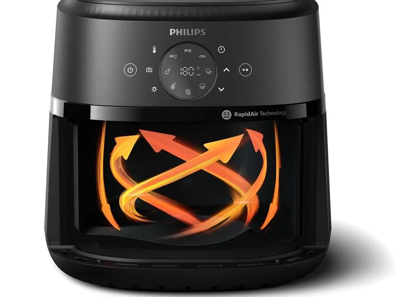 Billede 2 - Airfryer - Philips 2000 Series NA231/00, 6,2 l (sølv)