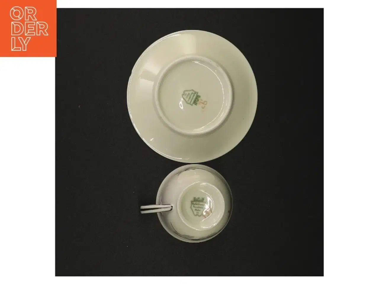 Billede 4 - Porcelænskopper og underkopper fra Københavns Porcellains Maleri (str. Diameter 13 cm kop 8 x 7 cm)