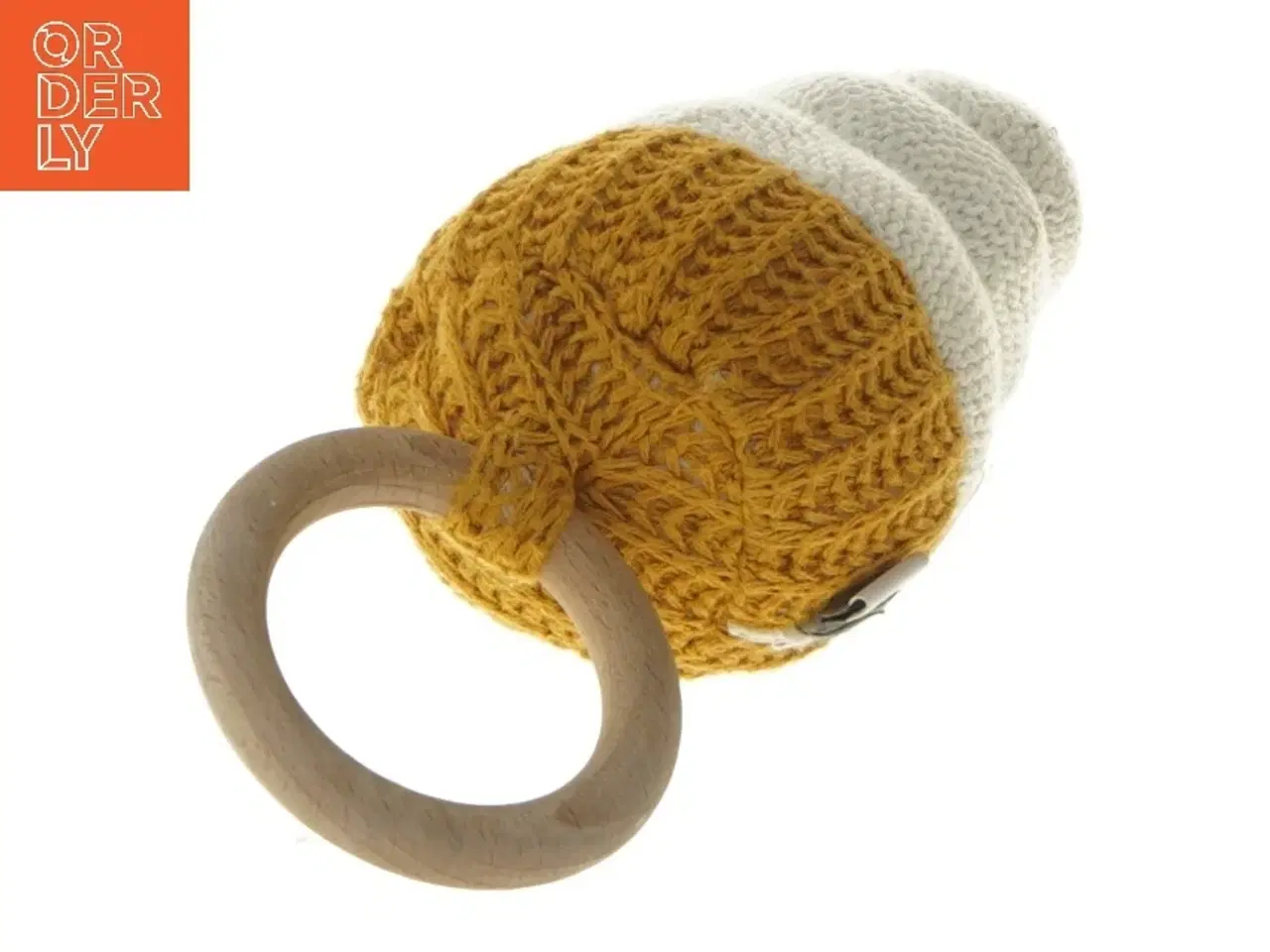 Billede 3 - Strikket baby rangle (str. 20 cm)