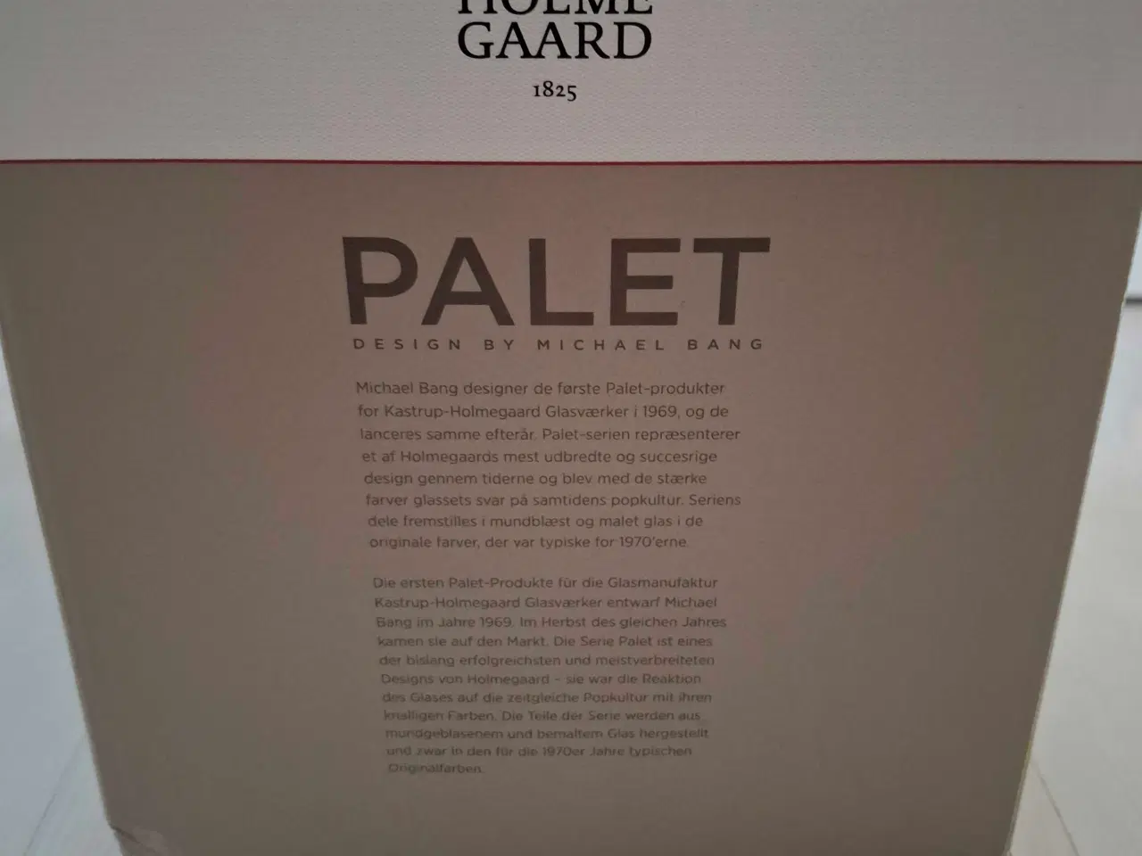 Billede 4 - Holmegaard Palet opbevaringsglas