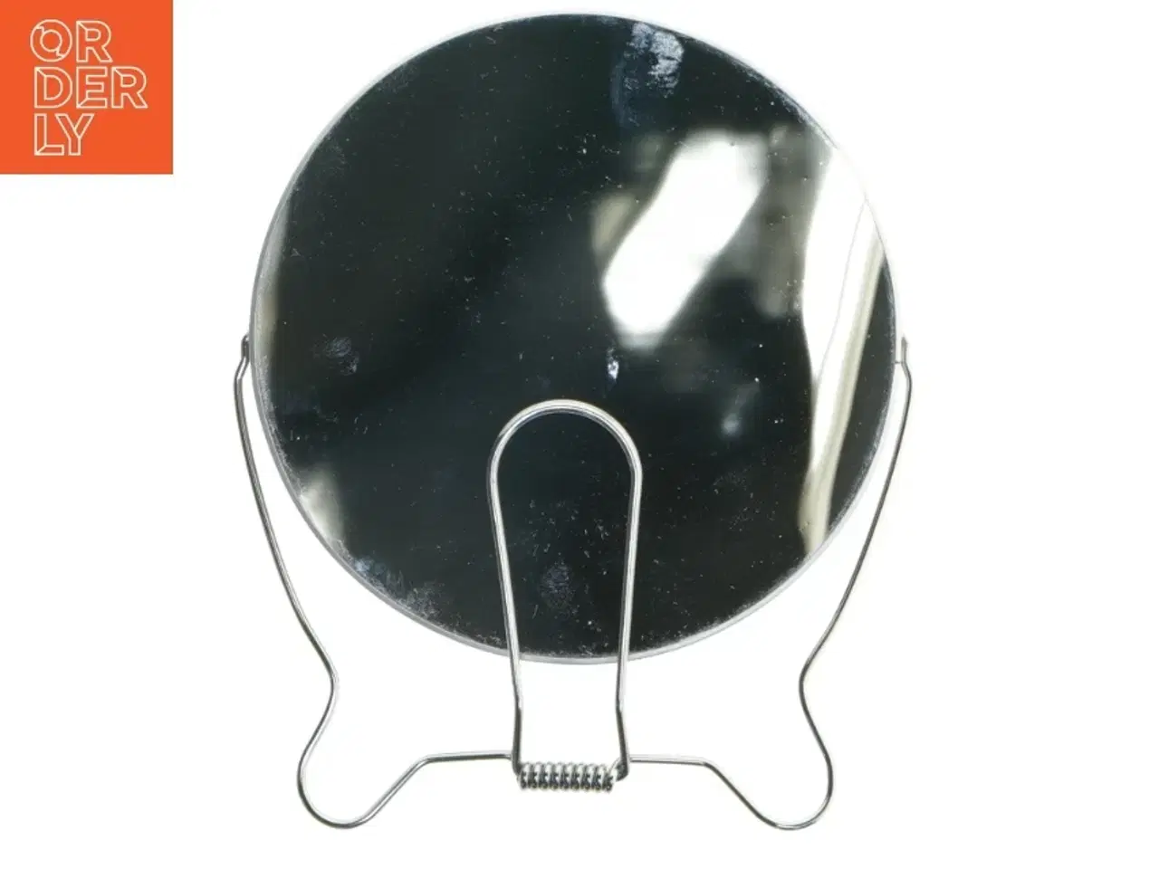 Billede 2 - Rundt spejl med metalstativ (str. Ø 16,5 cm)