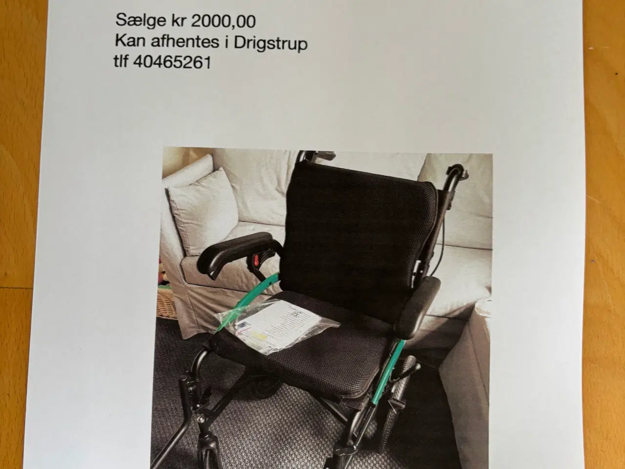 Billede 1 - Letvægts transportstol 10 kg til bagagerum bil