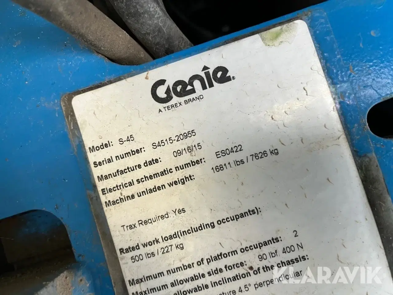 Billede 7 - Bæltelift Genie S-45 Trax