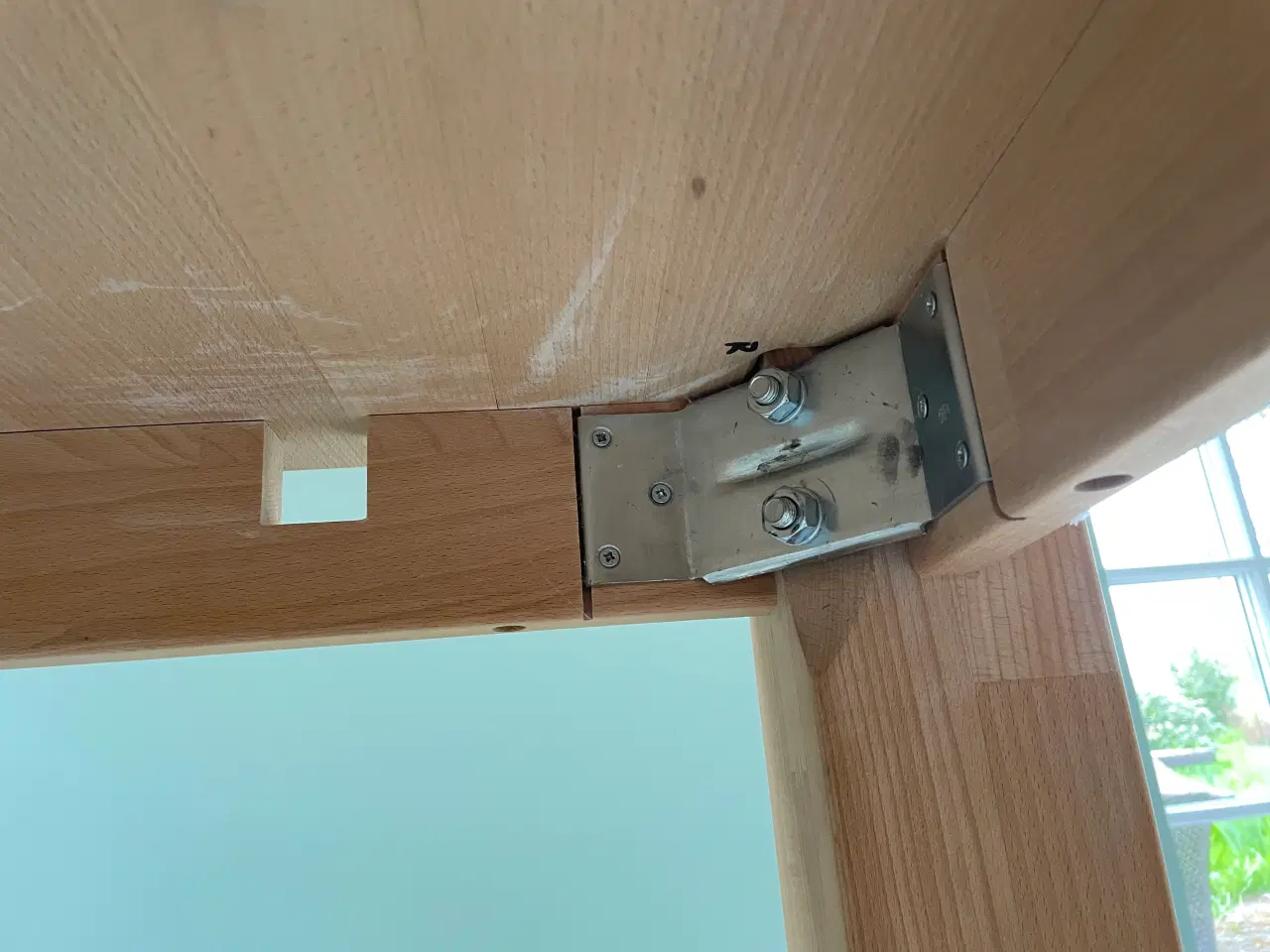 Billede 4 - Spisebord, massiv bøg